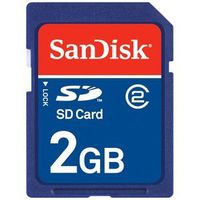 SanDisk 2GB Secure Digital SD Memory Card (Works with Wii)