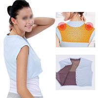 Self Heating Shoulder Brace Support Tourmaline Natural Heat Magnetic Therapy Health Care Unisex Pain Relieve,M