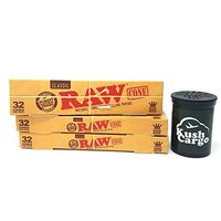 RAW Classic Unrefined Pre-Rolled Cone 32 Pack King Size (1 Pack - 32 Cones)