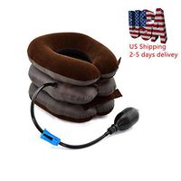 CARESHINE Neck Cervical Traction Device Inflatable Vertebra Tractor for Neck Headache Back Pain Support Blow UP US Shipping 2-5 Days Delivery