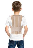 Posture Corrector Back Support Brace for Kids Teenagers & Young Adults Small Beige