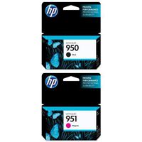 HP 950 Black Original Ink Cartridge (CN049AN) and HP 951 Magenta Original Ink Cartridge (CN051AN) Bundle