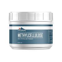 Methylcellulose Powder (12 oz Tub) Food Grade, Laxative, Thickener, Buffer Additive, Used to Make Glue & Wallpaper Paste. Contains No Emulsifiers or Mix-Aid Chemicals, Vegan-Friendly by Earthborn Elem