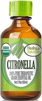 Organic Citronella Essential Oil (100% Pure - USDA Certified Organic) Best Therapeutic Grade Essential Oil - 60ml