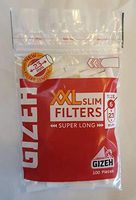 Gizeh Slim Cigarette Filters XXL 6/23mm Super Long Lot of 20 Bags of 100 Tips Each