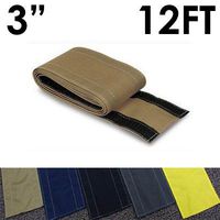 3" SafCord Carpet Cord Cover - Length: 12FT - Color: Taupe | Works only on Barber and Loop Style Carpet and Rugs