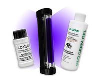 GLO GERM Kit Gel, Powder & Blacklight
