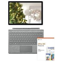 Microsoft Surface Pro 6 12.3" PixelSense Touchscreen 2736x1824 Tablet PC, 8th Gen Intel Quad Core i5, 8GB RAM, 128GB SSD, Windows 10, Silver, Included: Platinum Type Cover + Office 365 Personal 1 Year