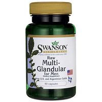 Swanson Raw Multi-Glandular for Men 60 Capsules