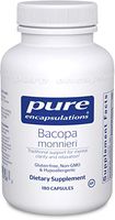 Pure Encapsulations - Bacopa Monnieri - Hypoallergenic Support for Memory, Mental Performance and Stress Management - 180 Capsules