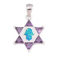 Blue Fire Opal Amethyst Silver for Women Jewelry Fashion Handmade Pendant OD7016 Woman Beautiful Bright Cute Stylish For gift Lovely Elegant Fashionable Womens