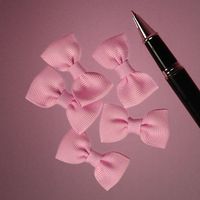 Pink Grosgrain Bowties, 1-5/8" X 7/8"