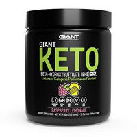 Giant Keto-Exogenous Ketones Supplement - Beta-Hydroxybutyrate Keto Powder Designed to Support Your Ketogenic Diet, Boost Energy and Burn Fat in Ketosis - Raspberry Lemonade - 15 Servings …