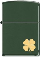 ZIPPO 221 Green Matte CLOVER Wind Proof Lighter