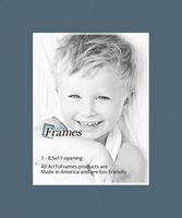 8.5x11 Antique Blue / Dutch Blue Custom Mat for Picture Frame with 4.5x7 opening size (Mat Only, Frame NOT Included)