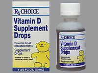 RxChoice Vitamin D Supplement Drops - 1-2/3 fl. oz, Pack of 3