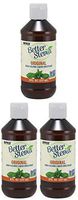 NOW Foods scz BetterStevia Liquid, 3 Pack of 8 Ounce