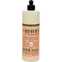 Mrs Meyer's Dish Soap, Liq, Geranium, 16 FZ (6 pack)