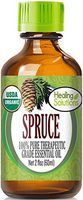 Organic Spruce Essential Oil (100% Pure - USDA Certified Organic) Best Therapeutic Grade Essential Oil - 60ml