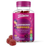 Sambucus Elderberry Gummies for Kids - Vitamin C Immune System Booster - Tasty Triple Action Gummy Bears with Zinc - Mom Made & Toddler Approved Kids Cold & Sickness Relief for Happier Winters