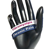 2 Pack Fibromyalgia and Chronic Pain Awareness Bracelets Adult Size Silicone Wristbands Medical Alert