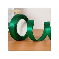 22Meters/Roll 20Mm 2Cm Silk Satin Ribbons Baby Shower Birthday Party Wedding Engagement Christmas Halloween Gift Wrapping Ribbon,Green