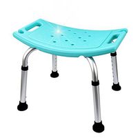 Li Jing Firm Bathroom Stool Bath Chair for the Elderly Aluminum Shower Chair Bathroom Shower Chair Pregnant Bathroom Stool Home Bath Stool Non-slip Super Bearing Capacity (Color : Green)
