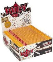 1 Box Juicy Jays King Size Supreme Rolling Papers - Birthday Cake Flavored - 24 Packs / 1 Full Box