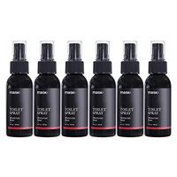 Mask Toilet Spray, Sanitizer, Moroccan Rose, 2-Ounce (6-Pack), Deodorizer Bathroom Spray