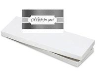 BundleOfBeauty HG79T - 4pack Mens Tie/Socks White Gift Wrap Packaging Box with Black & White Seal Stickers