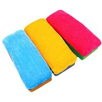 Dimart Magnetic Cartoon Tomato Green Red Velvet Chalkboard Chalk Eraser Random Color