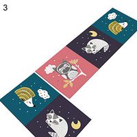 TbpersicwT Home bedroom carpet door mat, Triangle Grid Animal Bathroom Anti-slip Doormat Floor Mat Rug Living Room Decor - 40120cm 3