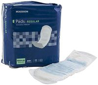 MCK22603100 - Bladder Control Pad McKesson Regular 8.5 Inch Length Moderate Absorbency Polymer Unisex Disposable