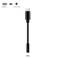 Eyros Headphone Adapter,Heavy Duty USB C to 3.5mm Jack/USB-C Connector Compatible for Samsung Galaxy Note 9/8/ S9/S9 Plus, Stylo 4/V30/V35, 3XL/Huawei P20/P20 PRO,P30 (Black)
