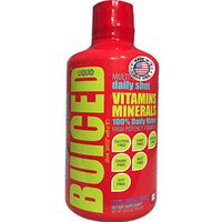 BUICED Liquid Daily Multivitamin for Men & Multivitamin for Women | Fruit Punch | Soy Free | Allergen Free | Paleo Friendly Multivitamin | Vegan Multivitamin | Bariatric Multivitamin | Made in USA