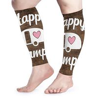 THONFIRE Calf Leg Compression Sleeve for Unisex Glamper Happy Pregnancy Calf Guard Arm Cooling Cover Black