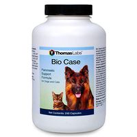 Thomas Labs Bio Case - Pancreatic Enzyme Supplement for Dogs & Cats - Digestive Aid - (240 Capsules)