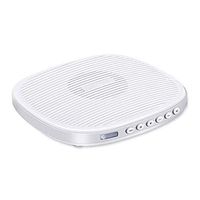 White Noise Machine, Portable Sleep Sound Therapy Machine with 20 Soothing Sound and Sleep Timer for Adults - White, White