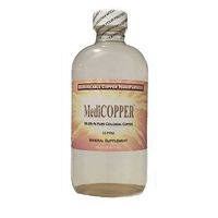 MediCOPPER - True Colloidal Copper - 250 mL (8.45 Fl Oz) Clear Glass Bottle