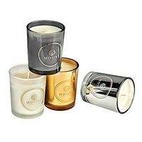 MOTINI Hand-Poured 4 Pack Scented Candles Nature Soy Wax 36 Hours Burn Time Aromatherapy Candles for Stress Relief