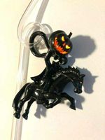 DISNEY PARKS Halloween HEADLESS HORSEMAN Pumpkin Light Up Straw Clip With Straw