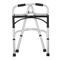 MYLW Adult Walker Multifunctional Folding Walker Adjustable Height for Adult Elderly and Handicap