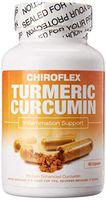 Chiroflex Turmeric Curcumin Supplement - Anti Inflammatory Support - Bioperine Free - Joint Pain Relief - Fast Acting - 60 Count