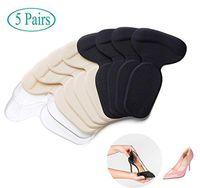 Heel Cushion Inserts, Ztent Reusable Heel Grips Shoe Inserts Pads for Women Loose Shoes and High Heels Shoe Too Big-Adhesive Foot Care Sleeve Protectors Grips Liners(5 Pairs)