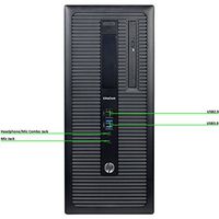 HP EliteDesk 800 G1 Tower Premium Business Computer PC (Intel Core i5-4570 upto 3.6GHz, 8GB Ram, 1TB HDD, 3.0 USB, Wireless WIFI, Display Port) Windows 10 Professional (Renewed)