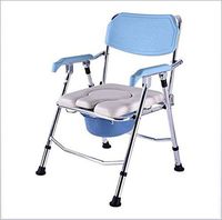 PLLP Medical Rehab Chair, Wheelchair,Deluxe Commode Chair,Mobility Aid for Adult Medical Aid Elderly Handicap Medical Chair Use As Stand Alone or with Toilet,Drop-Arm Commode