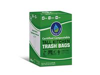 Freedom Living Compostable Tall Kitchen Trash Bags 13 Gallon 48 Count