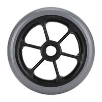 Qkiss Electric Wheelchair Wheels 6/8inch, Wear-Resistant Wheelchair Replacement Part Accessory Suitable for most electric wheelchairs(6inch)