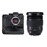 Fujifilm X-H1 Mirrorless Camera Body, with Vertical Power Booster Grip Kit - And XF 16-55mm F2.8 R LM WR (Weather Resistant) Lens