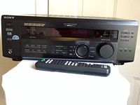 SONY STR-DE 445 FM/AM Stereo Receiver, Digital Audio/Video Control Center 5.1CH. Digital Cinema Sound Processing - 24BIT, Multi CH. Decoding. Energy Star Rated Device. Comes w/ Remote.